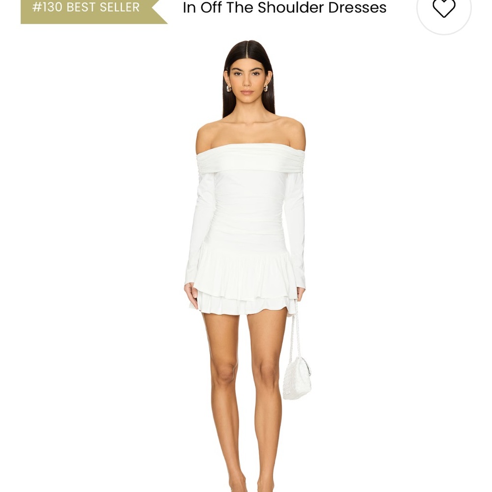 Elegant Off-Shoulder White Dress